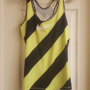 Striped Nike Pro shirt Medium